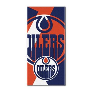 Edmonton Oilers Puzzle Oversize Beach Towel by Northwest