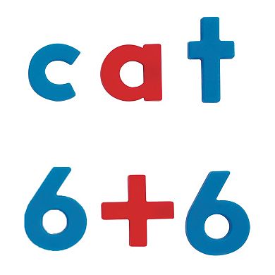 Educational Insights Alpha & Mathmagnets Color-Coded Magnetic Letters & Numbers 214-piece Set