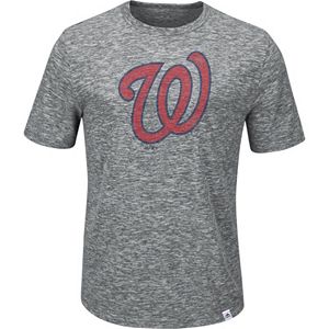 Men's Majestic Washington Nationals Fast Pitch Tee