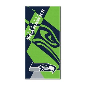 Seattle Seahawks Puzzle Oversize Beach Towel by Northwest