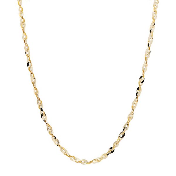Everlasting Gold 14k Gold Cleo Chain Necklace 18 in.