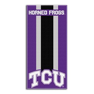 TCU Horned Frogs Zone Beach Towel