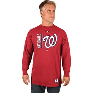 Men's Majestic Washington Nationals AC Team Choice Long-Sleeve Tee