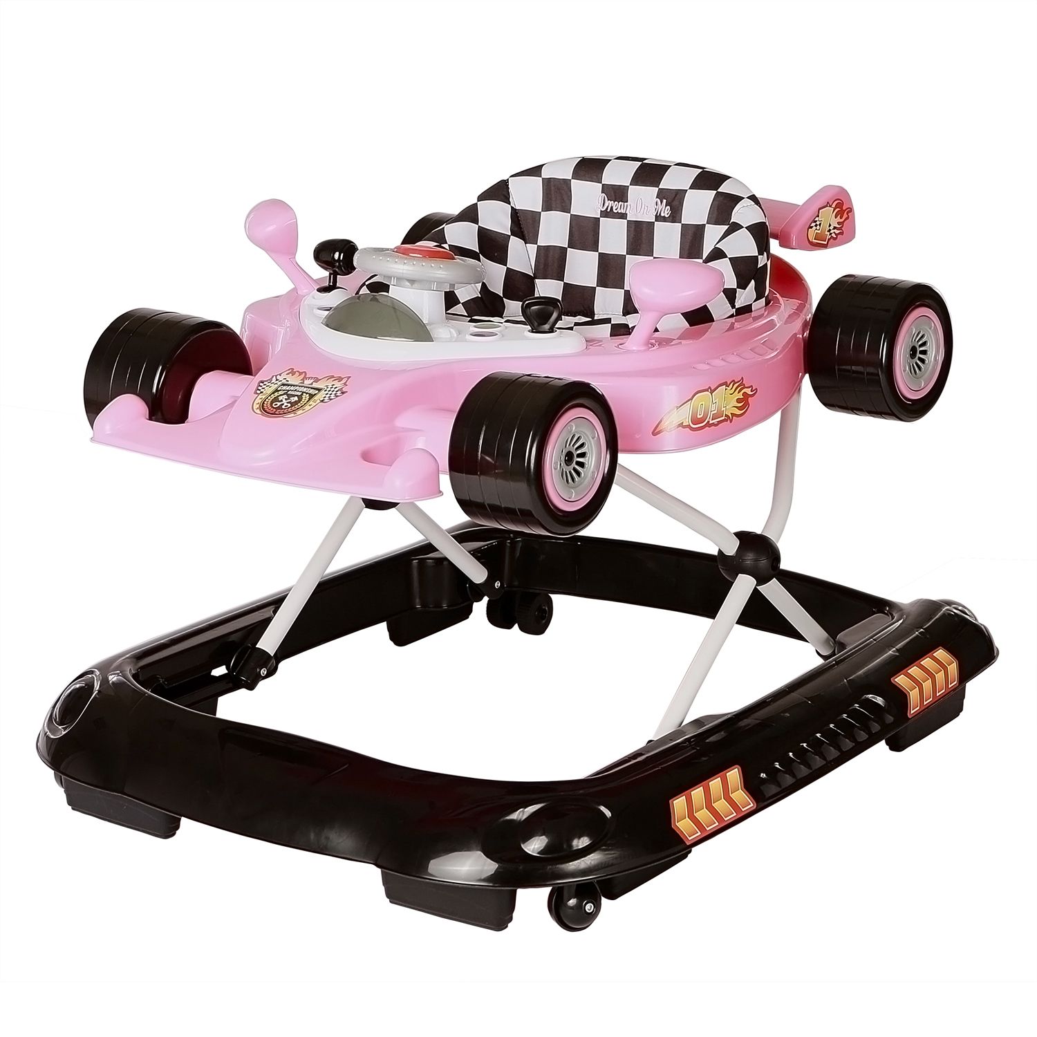 pink baby walkers