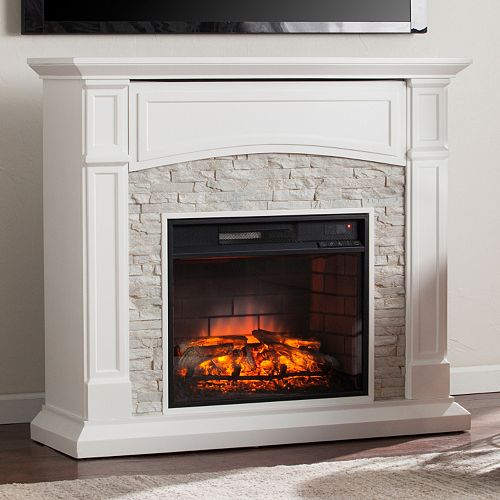 Faux Stone Fireplace Electric | Electric Fireplace