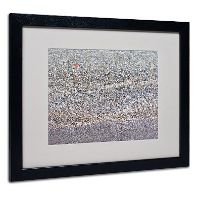 Trademark Fine Art Lakeshore Abstract Framed Wall Art