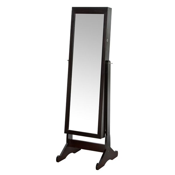 Richards Standing Jewelry Armoire Led, Jewlery Armoire Mirror