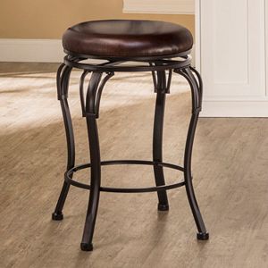 Backless Portland Swivel Bar Stool