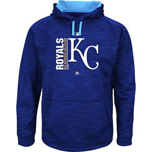 Men's Majestic Kansas City Royals On Field Team Icon Hoodie