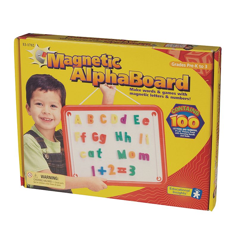 Educational Insights Magnetic Alphaboard Kit, Multicolor