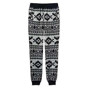 Boys 8-20 Hollywood Jeans Sweater-Print Fleece Jogger Pants