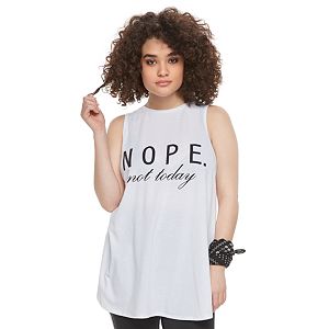 madden NYC Juniors' Plus Size  Split Side 