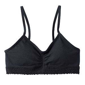 Girls 7-16 Maidenform Seamless Ruched Crop Bra