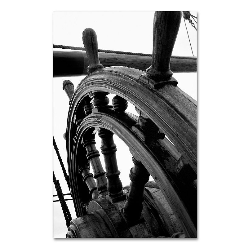 Trademark Fine Art Masterful Guidance Canvas Wall Art, Dark Grey, 22X3