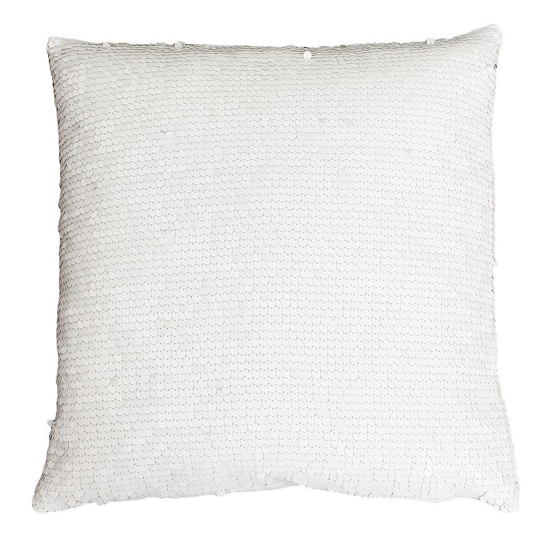 UPC 807882331709 product image for Thro by Marlo Lorenz Laguna Sequin Throw Pillow, White | upcitemdb.com