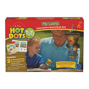 Educational Insights Hot Dots Tots My World Interactive Board Book Set with Elliott Pen