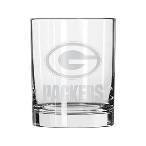 Boelter Green Bay Packers Satin-Etched Rocks Glass