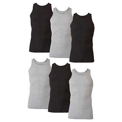 Men's Hanes® 6-Pack Ultimate ComfortSoft Tank Undershirt