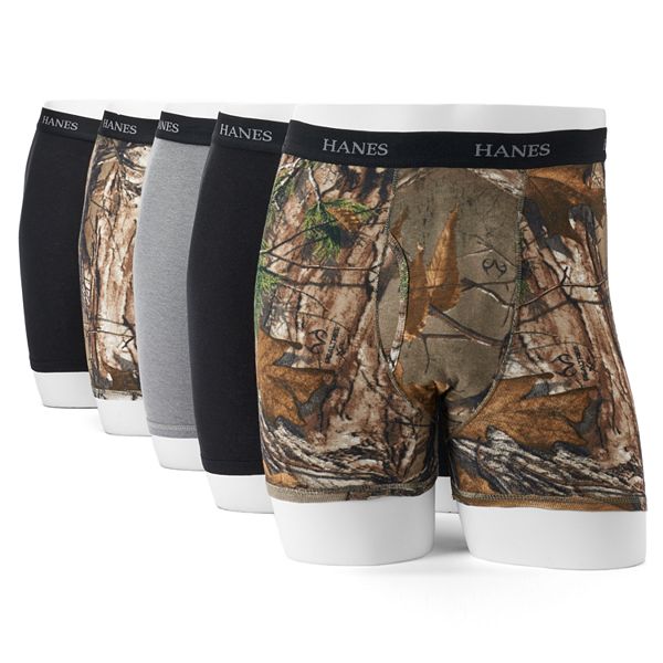 Men's Everyday Boxer Briefs Pack, Moisture-Wicking, Anti-Odor, Stretch  Cotton, 3-Pack, Camo Allover Print