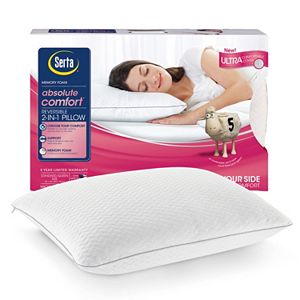 Serta Absolute Comfort 2-in-1 Pillow