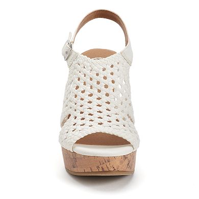 SO® Women's Woven Wedge Sandals