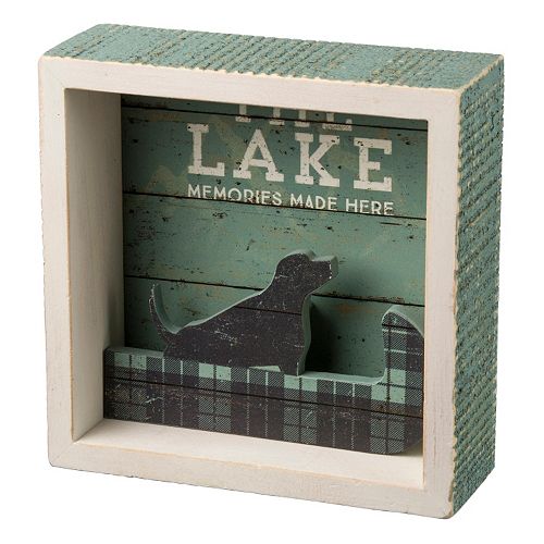 The Lake Shadowbox Table Decor