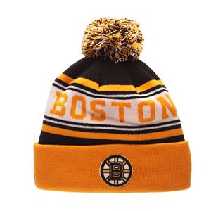 Adult Zephyr Boston Bruins Finish Line Beanie