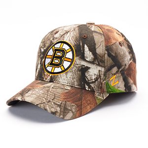 Adult Zephyr Boston Bruins Staple Camo Snapback Cap