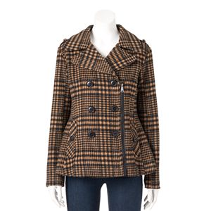 Juniors' Urban Republic Pleated Back Peacoat