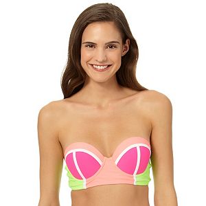 In Mocean Match Point Colorblock Bandeau