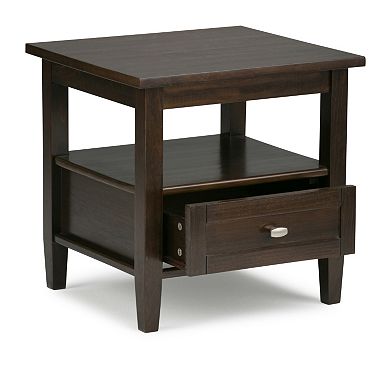 Simpli Home Warm Shaker End Table
