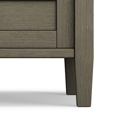 Simpli Home Warm Shaker Gray End Table