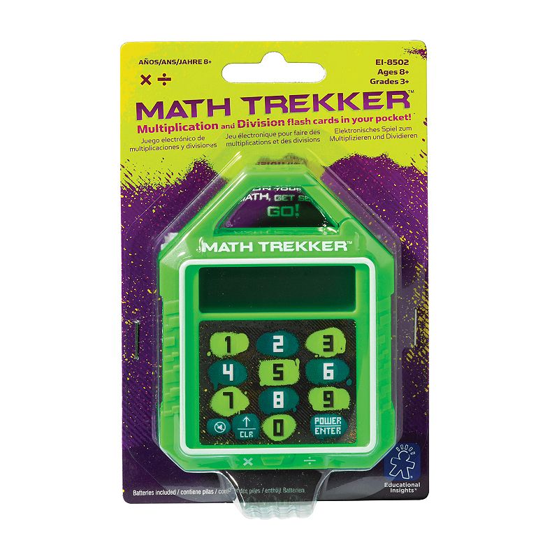 Educational Insights Multiplication & Division Math Trekker, Multicolor