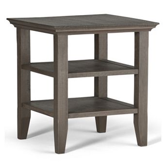 Simpli Home Acadian Distressed End Table