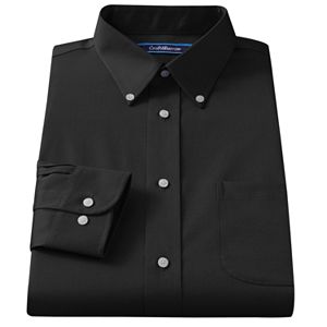 Big & Tall Croft & Barrow® Classic-Fit Solid Broadcloth Button-Down Collar Dress Shirt