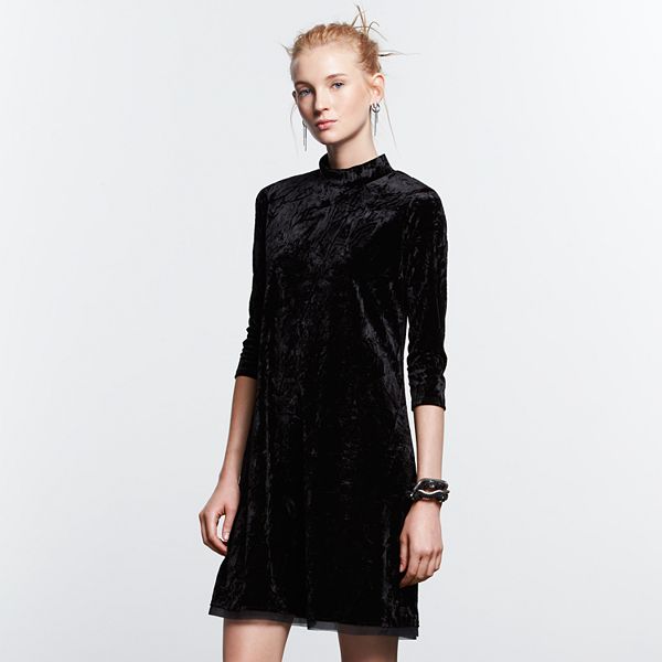 Vera wang velvet on sale dress