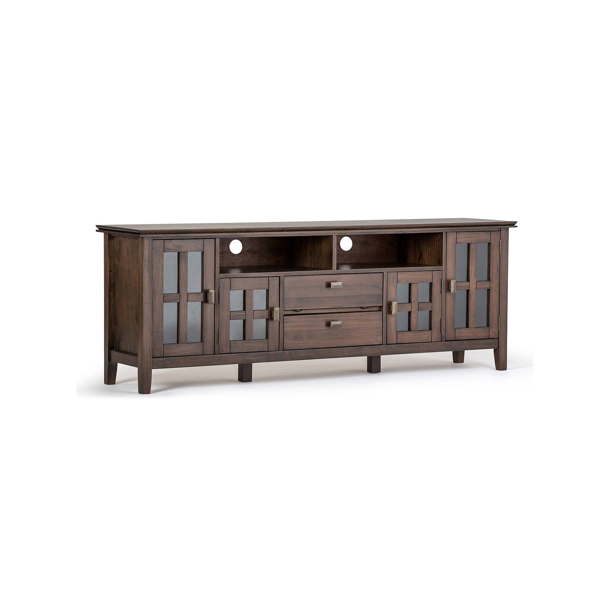 Simpli Home Artisan TV Stand, Natural