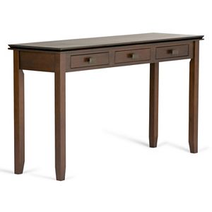 Simpli Home Artisan 3-Drawer Console Table