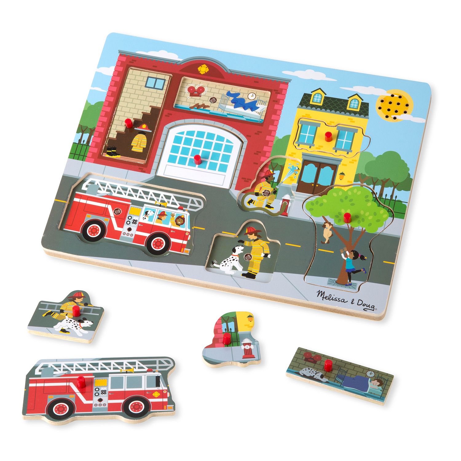 melissa & doug the wheels on the bus sound puzzle