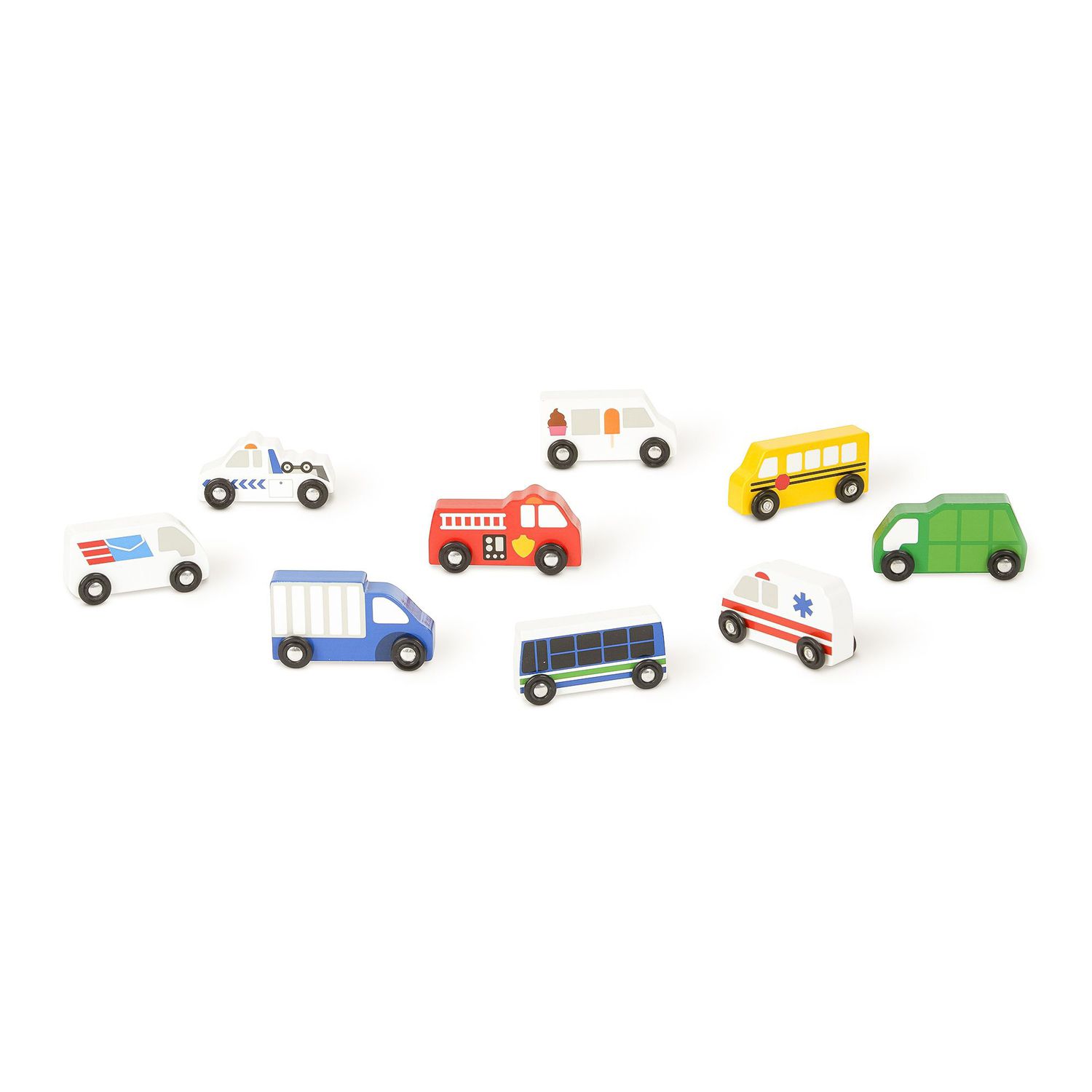 melissa and doug stacking emergency vehicles