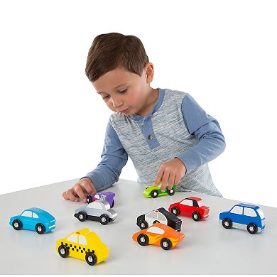 Melissa & Doug Wooden Cars Set