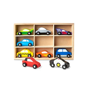 Melissa & Doug Wooden Cars Set