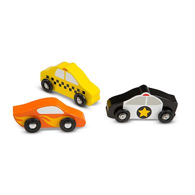 Melissa & Doug Wooden Cars Set