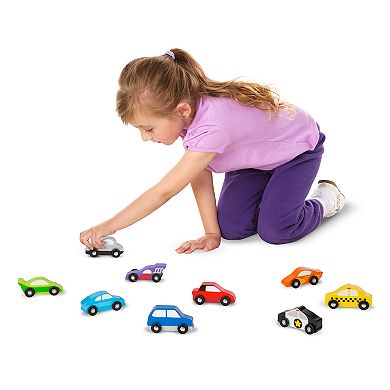 Melissa & Doug Wooden Cars Set