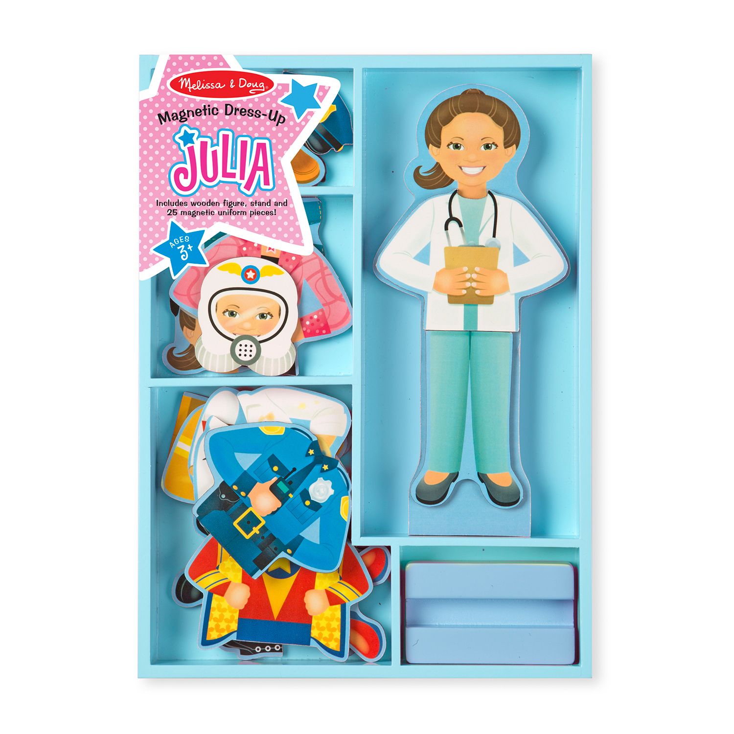 melissa and doug abby & emma magnetic wooden dress up