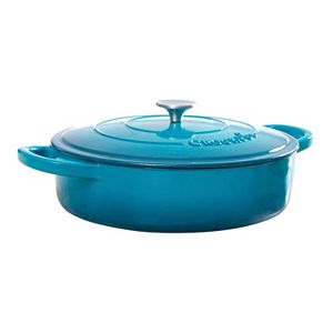 Crock-Pot 5-qt. Enamel Cast-Iron Braiser Pan