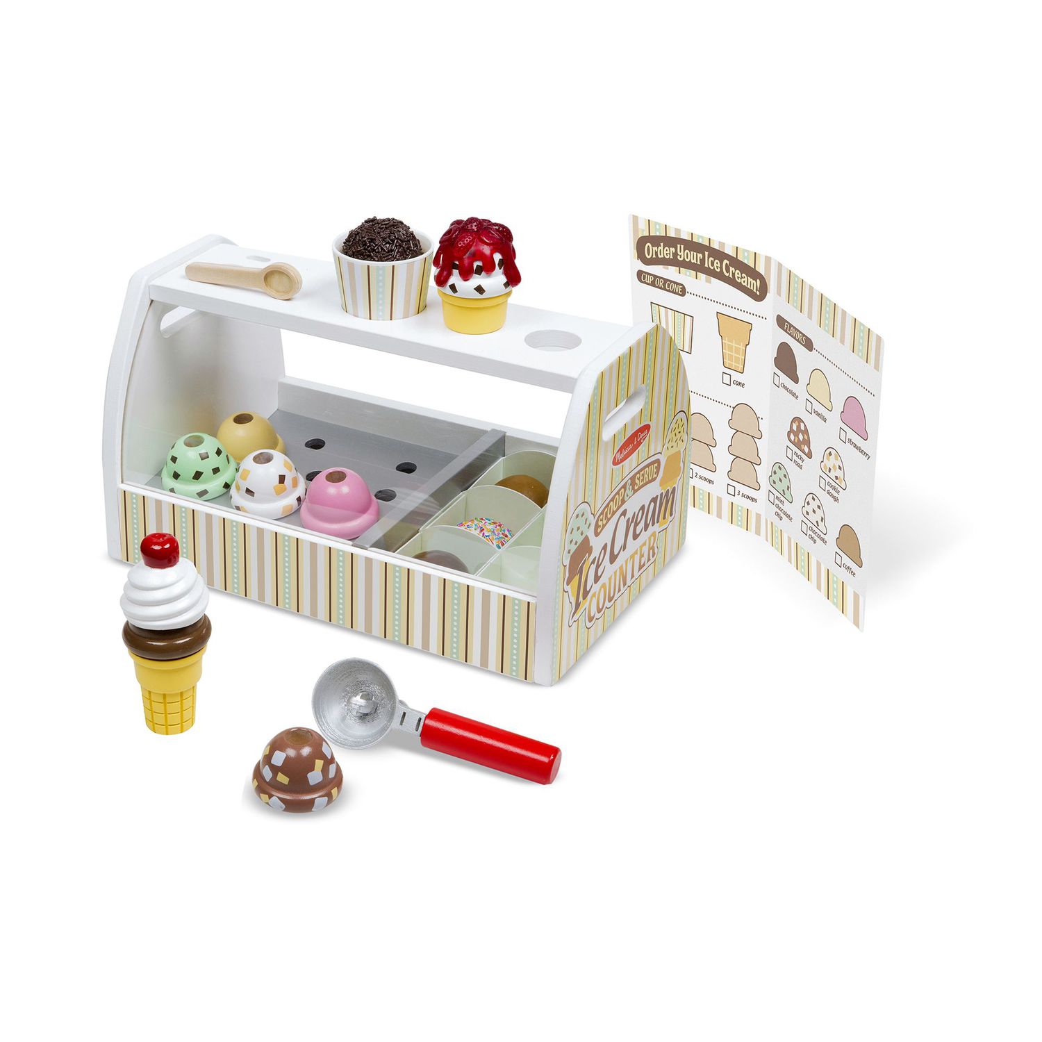 melissa and doug ice cream shop playset