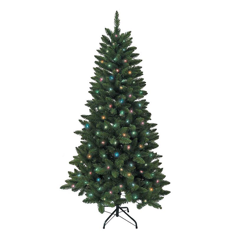 Kurt Adler 4.5-ft. Pre-Lit Green Pine Christmas Tree