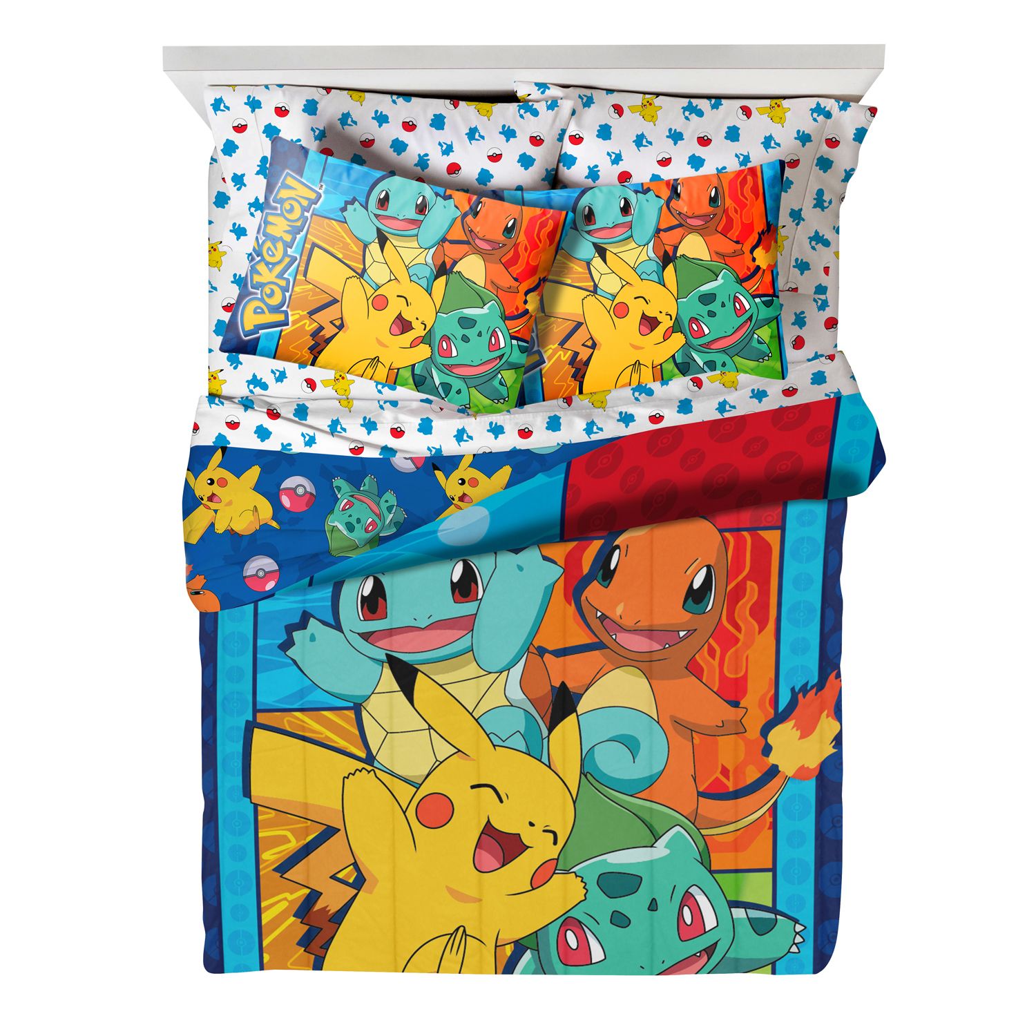 pokemon bed sheets queen