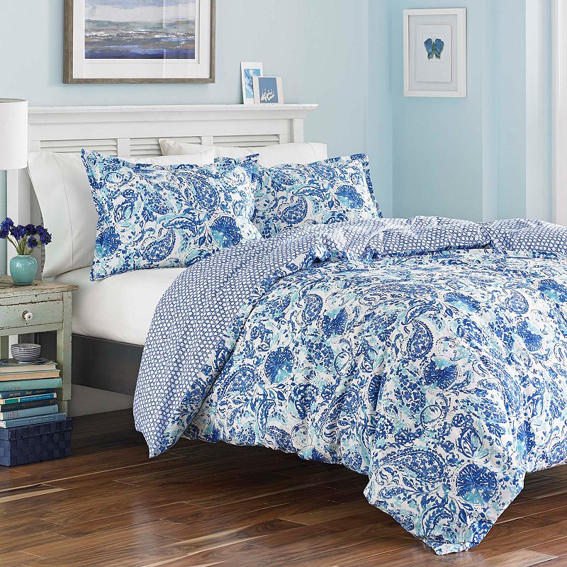 Poppy & Fritz Brooke Comforter Set, Turquoise/Blue, Twin